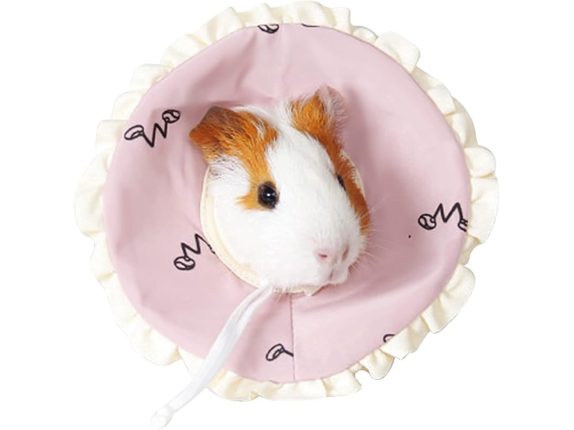 Colar cervical cônico ajustável para proteção de animais de estimação, para cicatrização de feridas pós-operatórias.