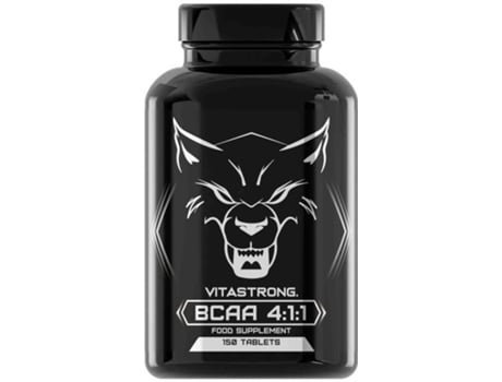 Bcaa 4.1.1 Vitastrong | L Leucina, L Isoleucina, L Valina 100 Puros Com B6 | Suplemento Pré/pós Treino Para Energia E Recuperação Muscular