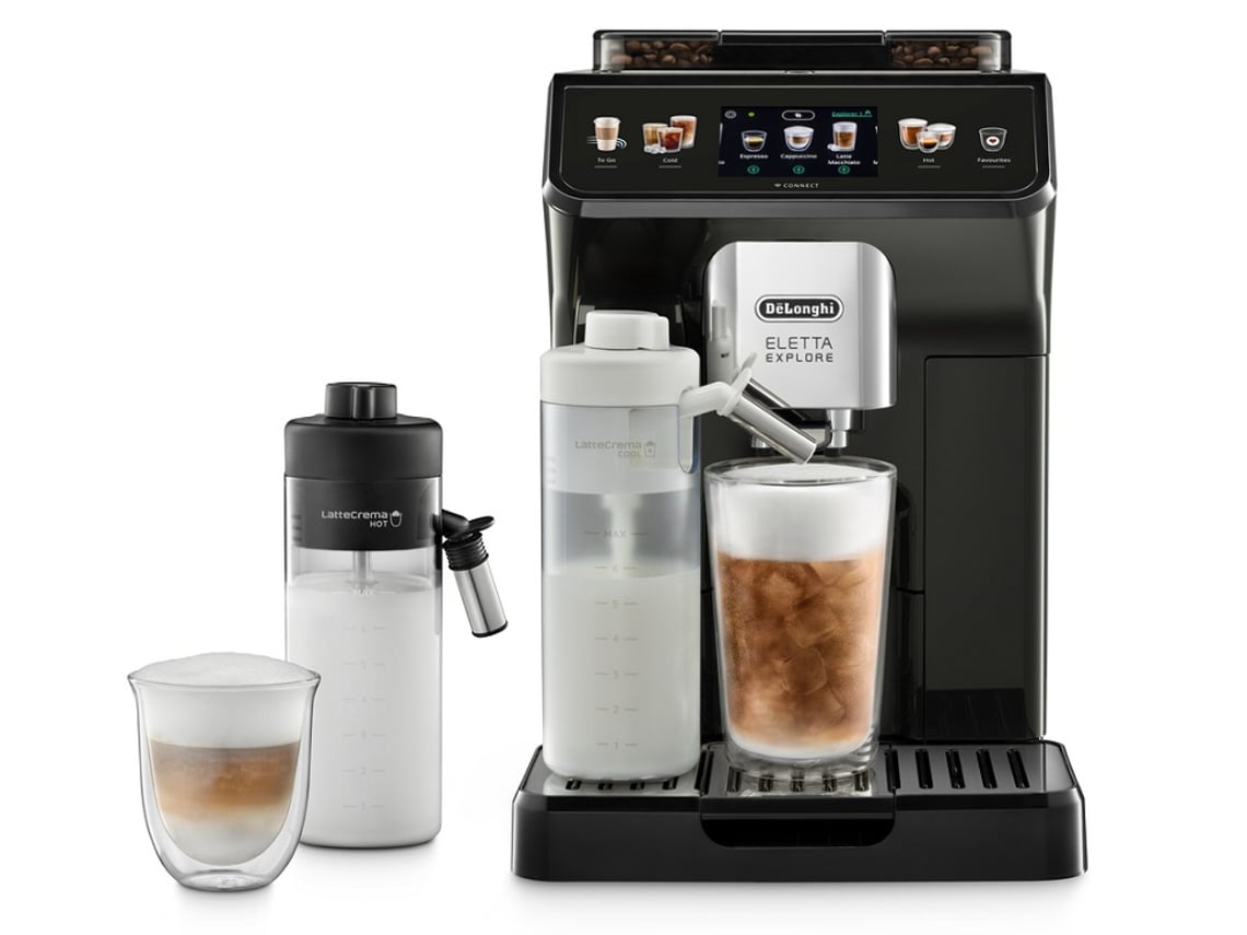 Máquina de Café Expresso Automática DELONGHI Eletta Explore ECAM450.65.G (19 bar - 13 Níveis de Moagem)