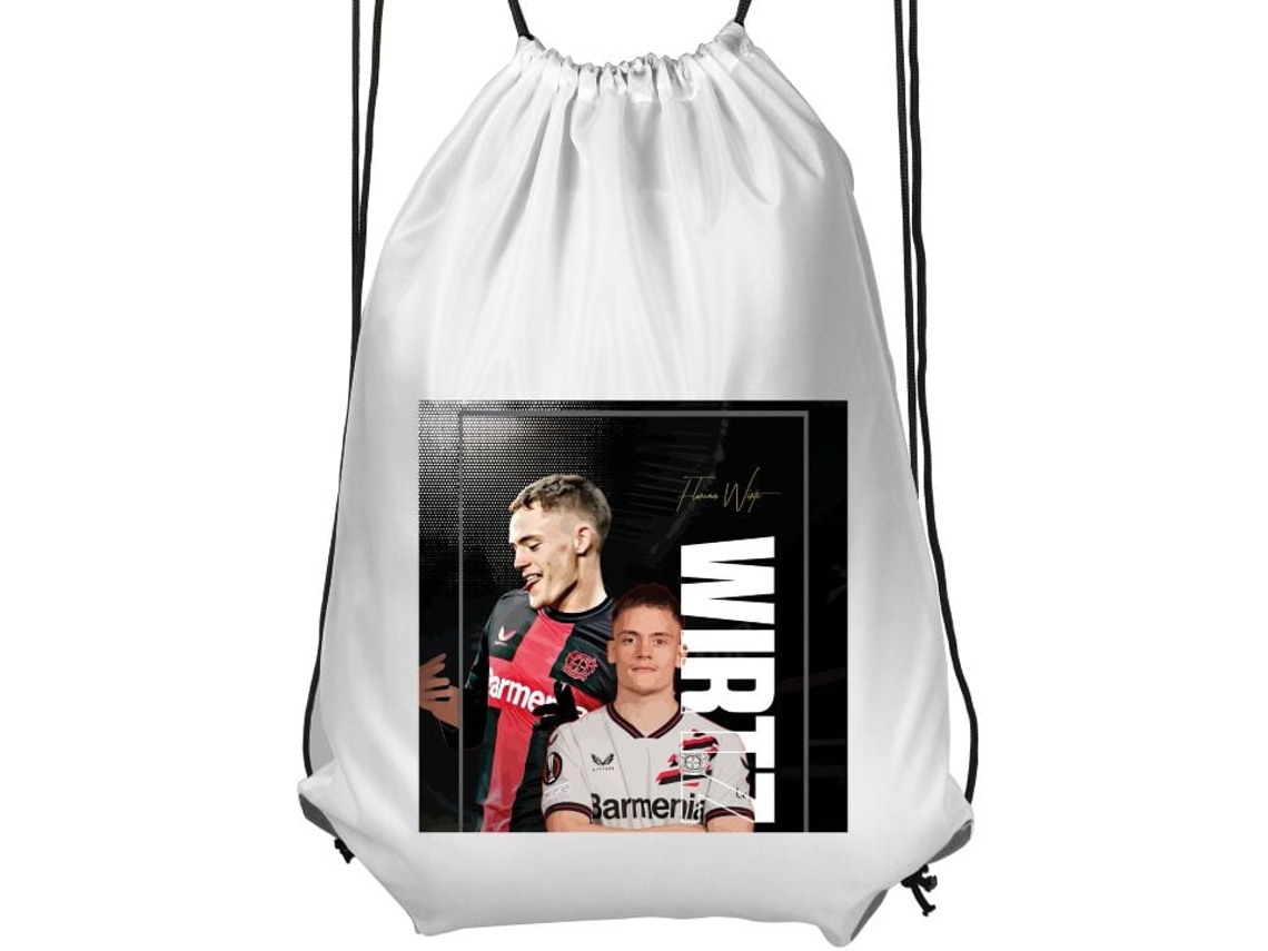 Mochila de Ginástica Infantil Branca, Confortável e Prática BRILVIBERA