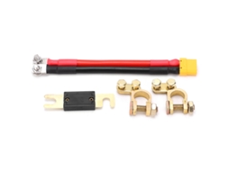 Kit De Conexão De Bateria Xt90 Cabo Extensível Acessórios Instalação Soldador Ponto Carro