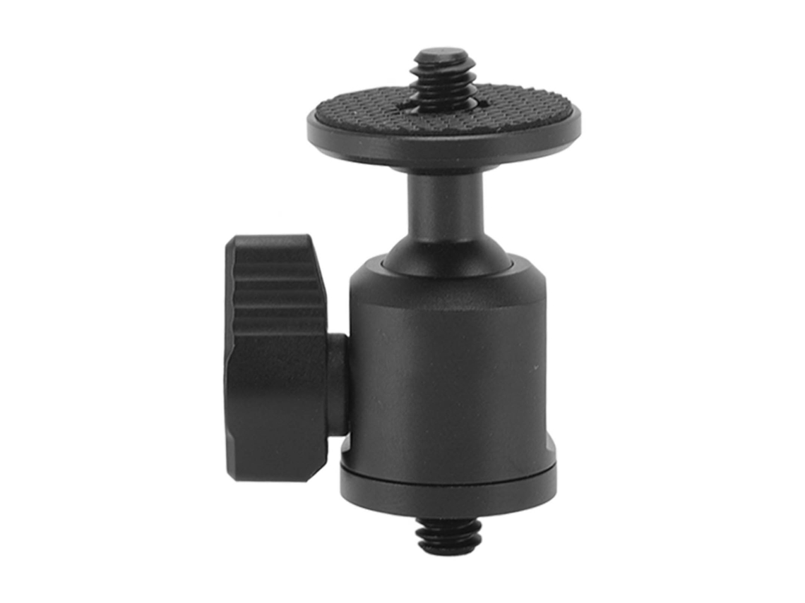Suporte De Cabeça De Bola 1/4 Polegada Com Parafuso Para Câmera, Smartphone, Luz De Vídeo E Microfone
