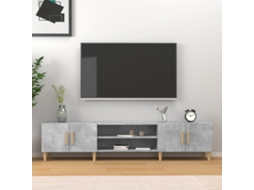Vidaxl Móvel de Tv 180x31,5x40 Cm Derivados de Madeira Cinza Cimento