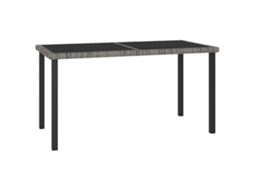 Garden Dining Table, Garden Dining Tables Vidaxl Cinzeto Rattan / Vime (140 X 70 X 73 Cm)
