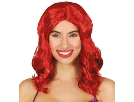 Peruca GUIRCA De Cabelo Vermelho Intenso