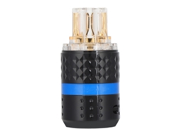 Conector De Energia (transparente, Prateado Com Ouro 24k)