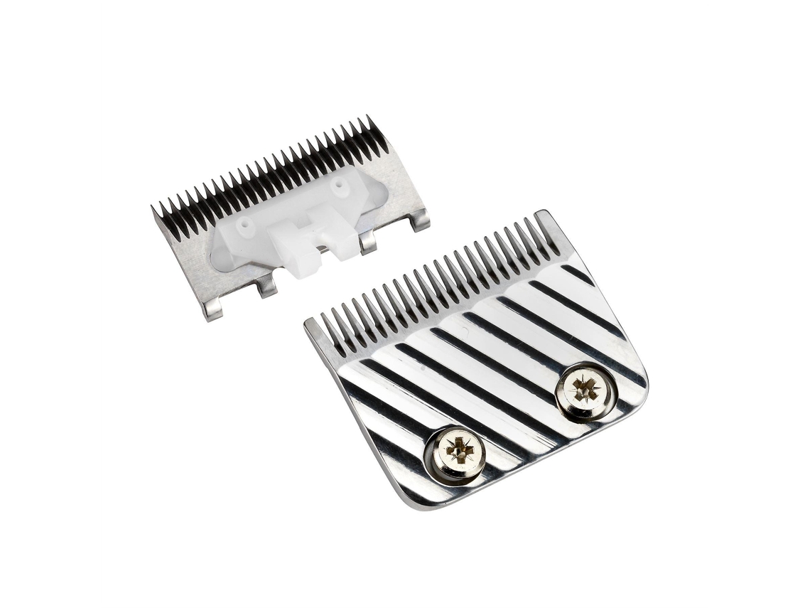 Conjunto De Lâminas E Almofada Compatível Com Maquinas De Cortar Cabelo Super Motor