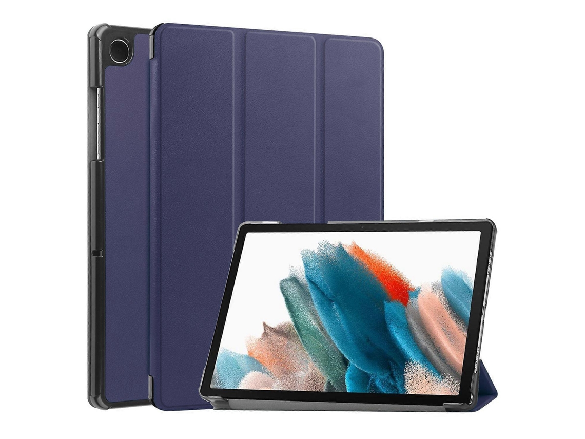 Capa Para Tablet Samsung Galaxy Tab A9 Com Suporte Triplo Em Couro Pu, Proteção Total Dark Lingling Multicolor Tuotuo
