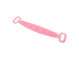 Escova Corporal De Banho De Silicone Com Alta Resistência, Fivela Para Limpeza Das Costas Rosa Vante