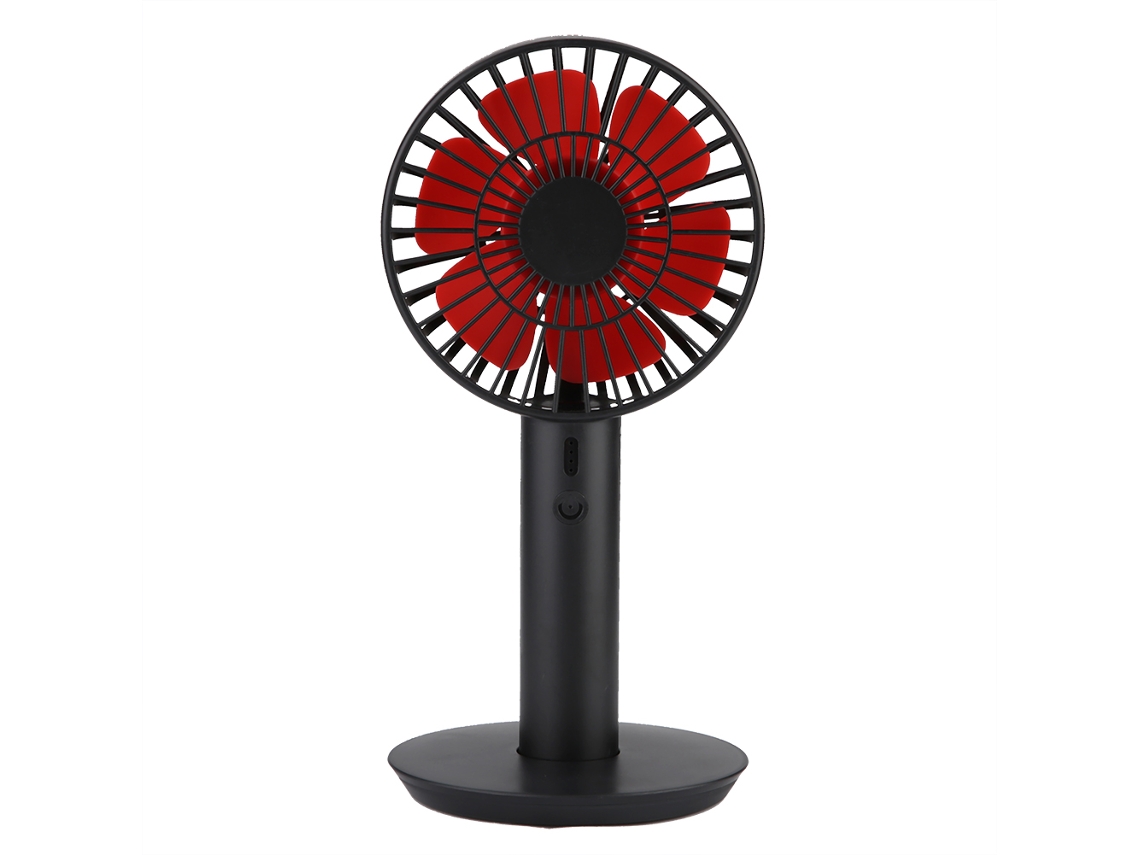 Ventilador De Mesa Mini Portátil Laxiscreed, Silencioso, Com Visor, Ideal Para Escritório, Preto