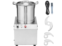 Processador De Alimentos Inox 10l Com Lâminas Em S, Motor 1100w E Pés Antiderrapantes Tekmaquinas