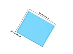 Tapete de Silicone para Ração de Animais de Estimação, Impermeável e Antiaderente AQUAFORGE