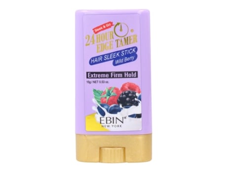 Cera De Fixação Forte Ebin New York Edge Sleek Wild Berry 15 G