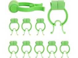Rebe-10 Clip Nasal Estanco Plástico Espuma Clip Nariz Ferramenta Emergência Acidental 10 Unidades Verde
