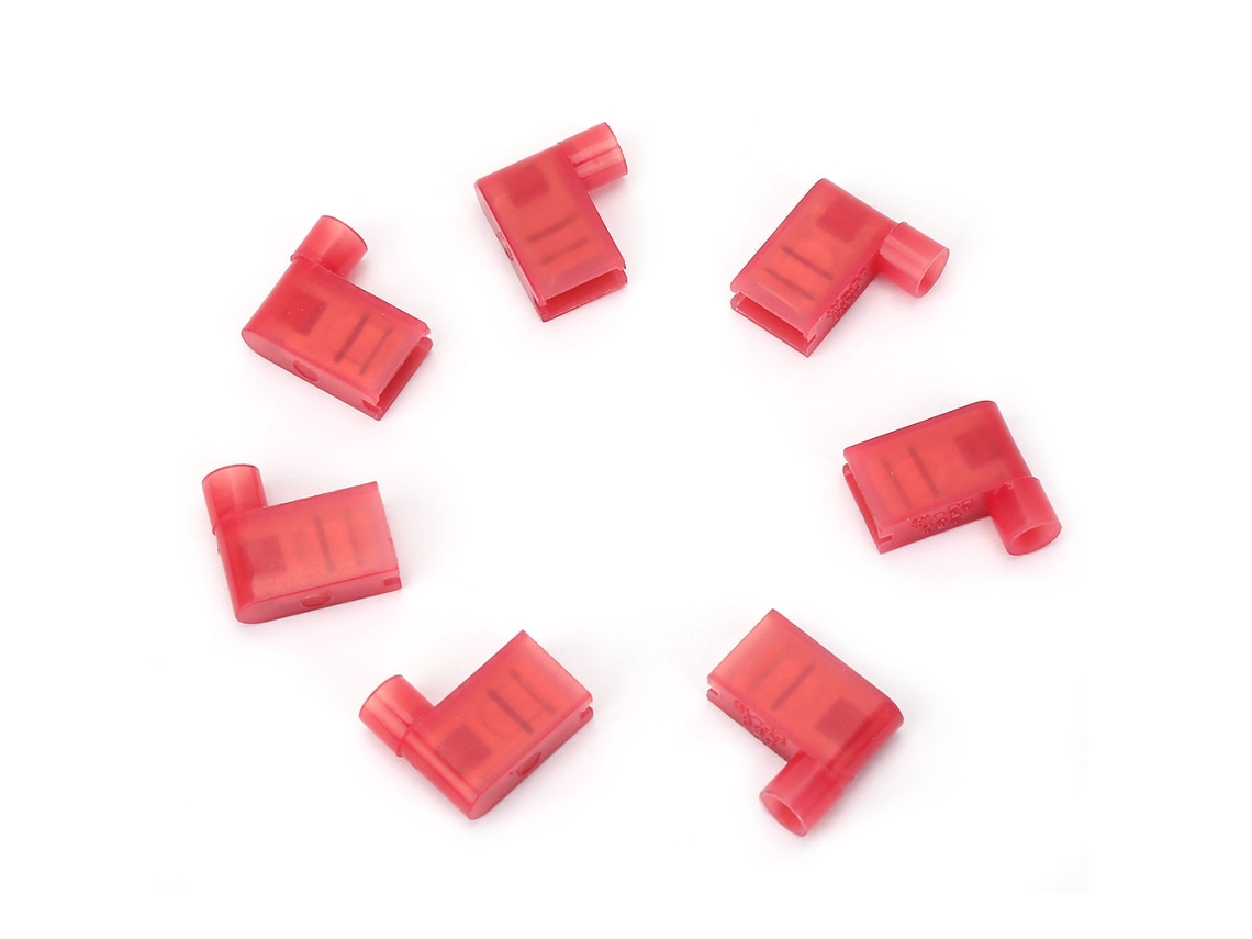 Laxiscreed Conectores De Crimpagem Em Nylon Com Isolamento Para Fios, Forma De Bandeira Feminina