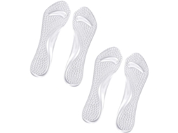 Ganazono 2-pares De Palmilhas Gel Com Suporte Para O Arco Do Pé E Função Antiderrapante, Confortáveis E Seguras Para Uso
