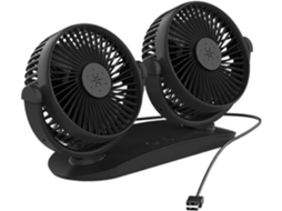 Ventilador Para Carro, Ventilador Para Carro Com Duas Portas Usb