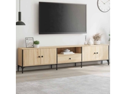 Vidaxl Móvel Tv C/ Gaveta 200x25x44 Cm Deriv. Madeira Carvalho Sonoma