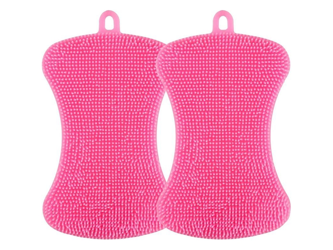 Esponja De Silicona Grande Para Cocina, Esponja De Platos Lavavajillas Utensilios De Cocina