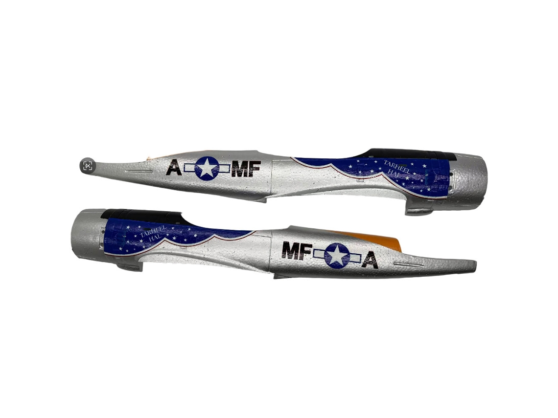 para Mf a84mo fly P 51d Mustang / Mf a84 / Kootai Ki 84 Aeromodelo Rc Peça de substituição da fuselagem MDUG