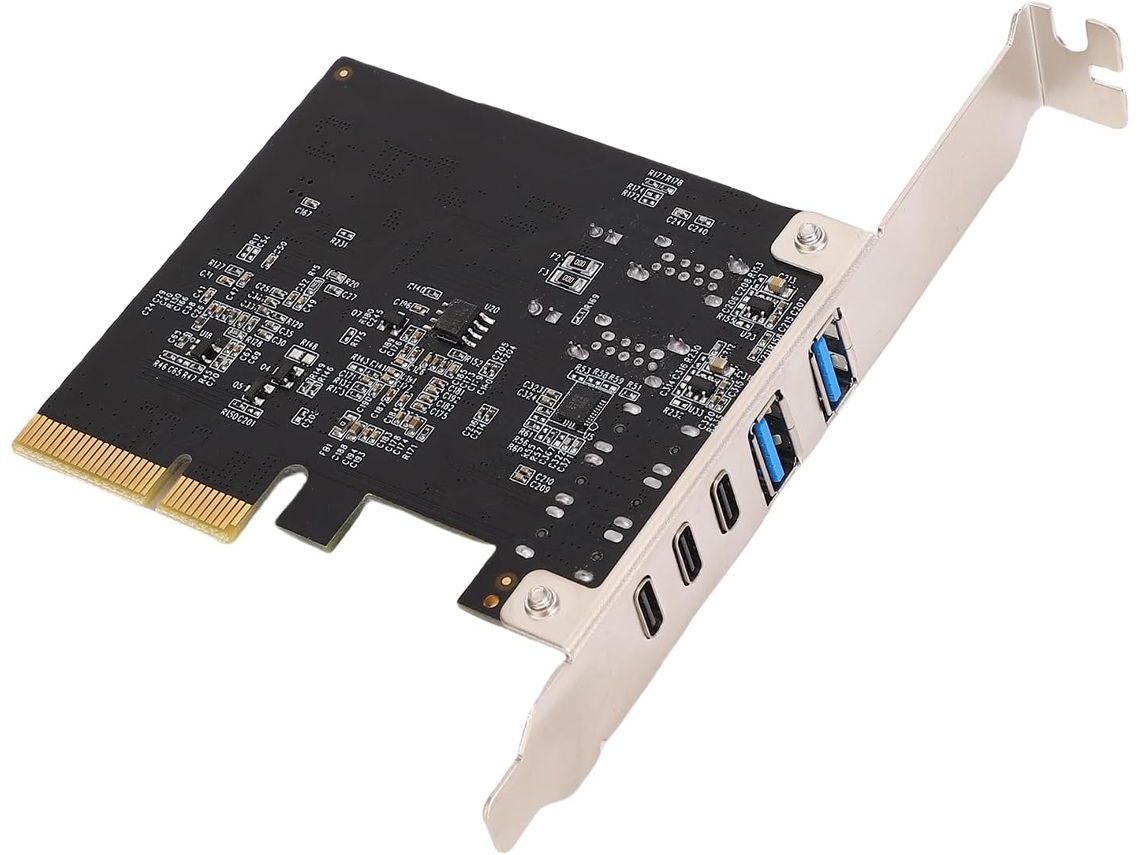 Placa Pcie Usb 3.0, Adaptador De Expansão 10 Gbps Para Pc