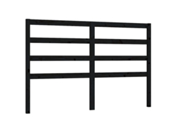 Cabeceira de Cama 146x4x100 Cm Pinho Maciço Marrom MAISON EXCLUSIVE