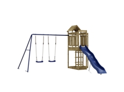 Outdoor Playset, Outdoor Playsets Vidaxl Marrom Madeira De Pinho Impregnada (n/a)