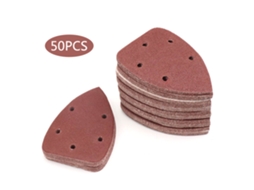 50 Folhas De Lixa Mouse Com Grit Mixto Para Lixadeira De Detalhes 140mm - Polimento E Britagem