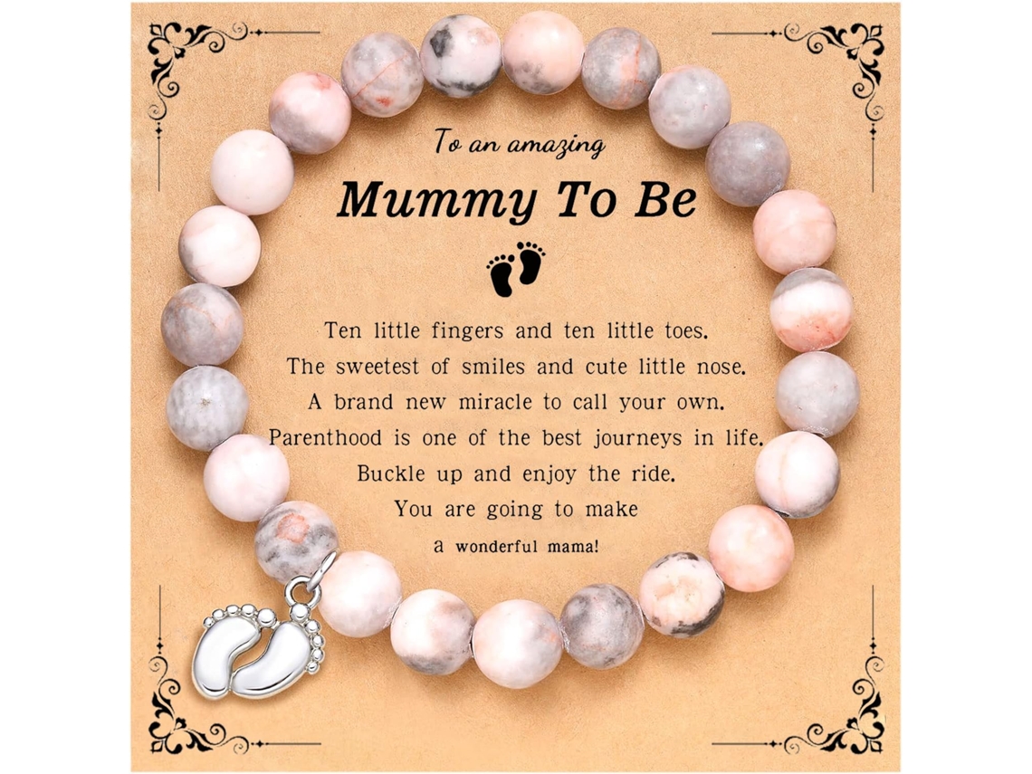 Pulseira de desejos de gravidez para chá de bebê, presente para futuras mamães por Yde Slowmoose