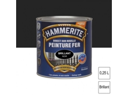 Tinta Julien Hammerite 0,25 L Preto Brilhante Gliceroftálico