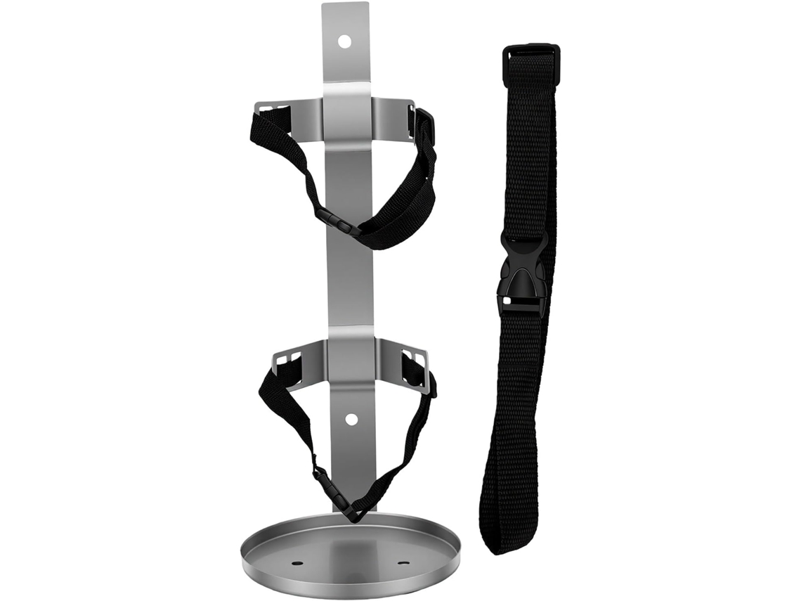 Suporte Para Extintor De Incêndio Ftvogue Com Bandeja 17cm E Fivela Liberação Rápida, Suporte De Aço Reforçado Para