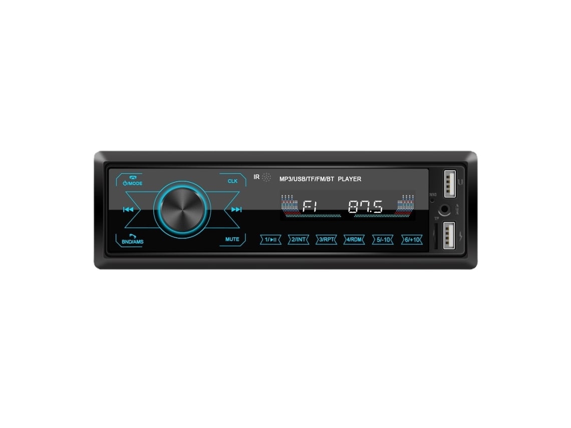 Autorrádio M10 Preto Bluetooth 2usb 60w