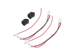2 peças conector estilo Tamiya com interruptor rocker mini cabo adaptador de carga bateria resistente seguro eficiente