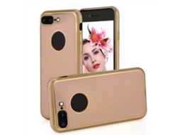 Capa de Telefone Apple 8 com Cobertura Total Tpu e Borda Dourada. EOOCOO