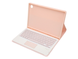 Capa Com Teclado Para Samsung Galaxy Tab A8 10.5" Modelo 2022, Bluetooth Sem Fio, Magnética E Desmontável