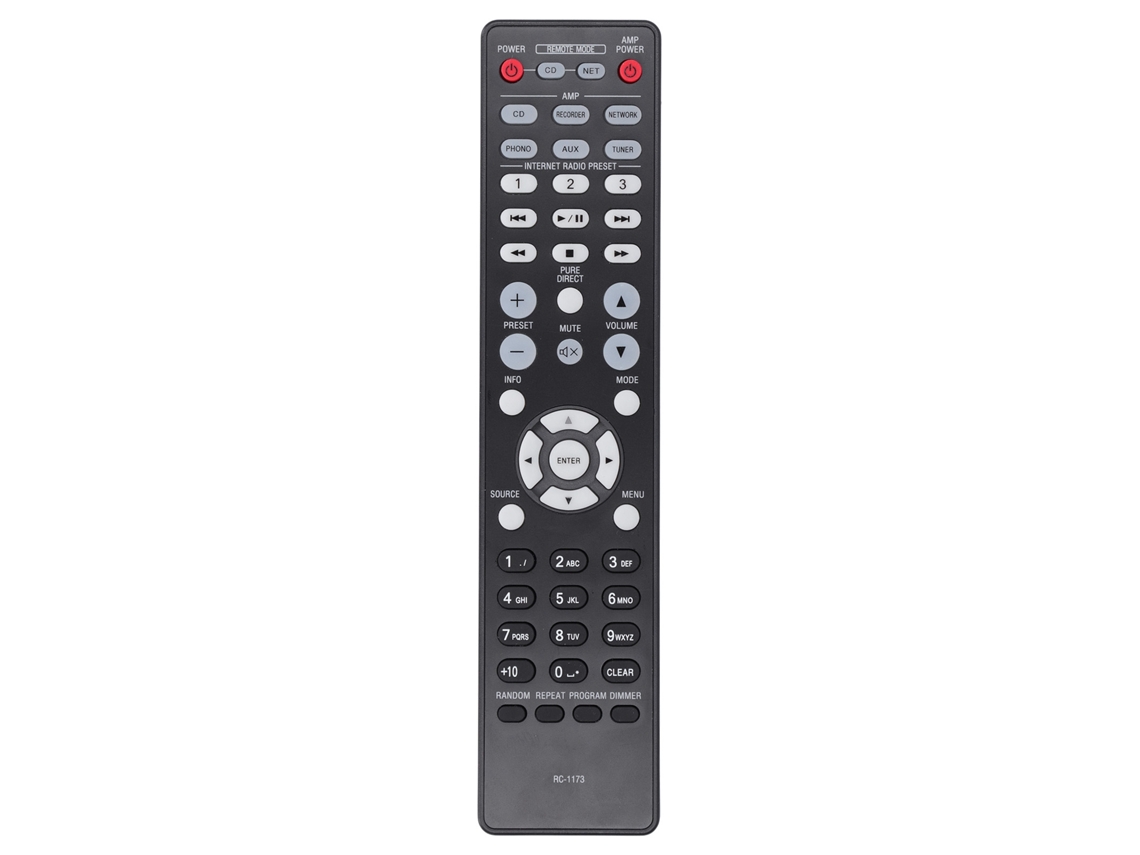 Aetheria controle Remoto Substituto para Denon Rc 1173 Pma 720ae Pma 520ae Dcd 720ae Dcd 520ae