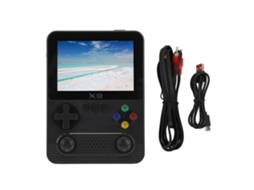 Console De Jogos Portátil 3.5 Polegadas Tela Ips Conecta Tv 2 Jogadores 32g Cartão De Memória Para Crianças Preto