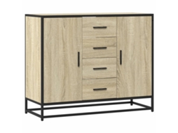 Sideboard, Sideboards Vidaxl Marrom Madeira Processada (n/a)