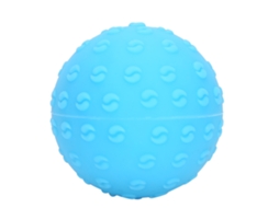 Bola Massagem Miofascial Silicone Azul Ioga Fitness Ombros Mãos