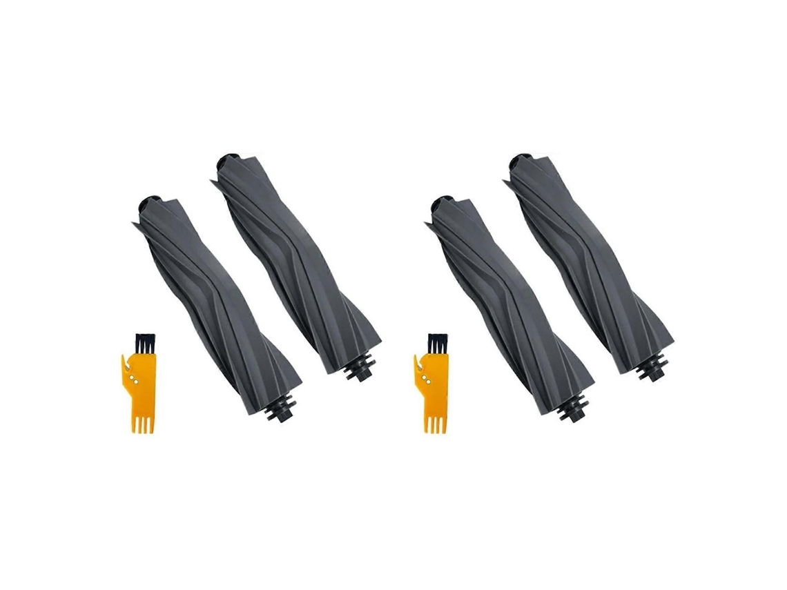 4x Escova Para Dreame L10s Ultra/ L10 Pro Robô Aspirador, Com Limpeza Principal Acessórios