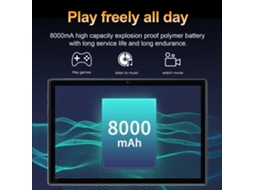 Tablet EOOCOO (memória 6+128g, Bateria 8000mah)