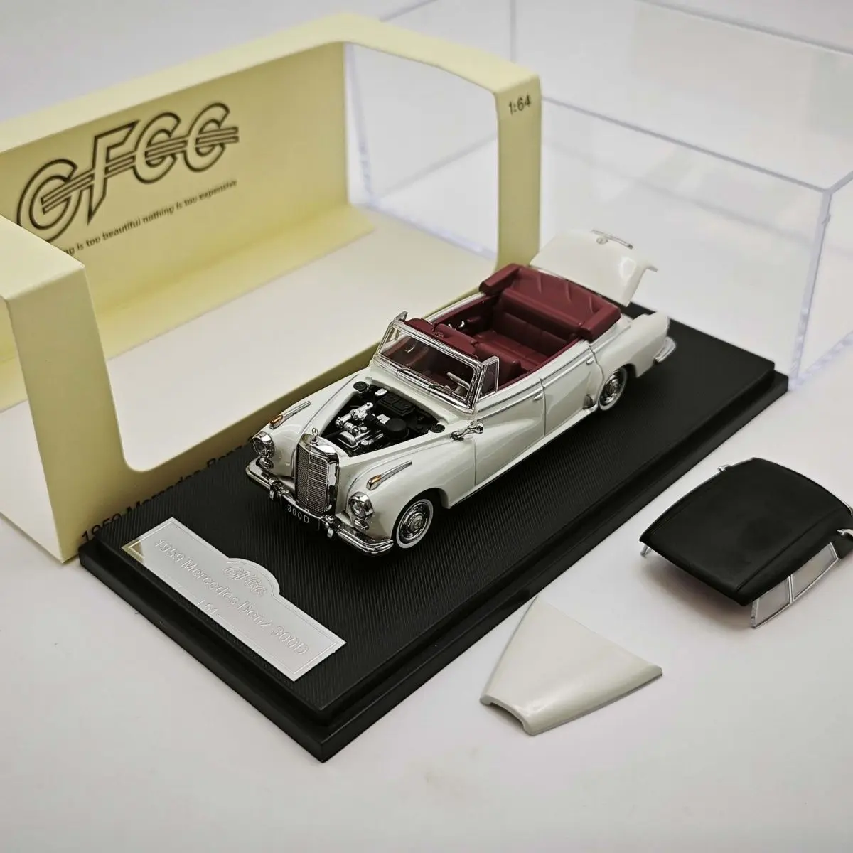 (branco) Modelo De Carro Em Liga Metálica Na Escala 1:64 E Modelo De Carro De Brinquedo
