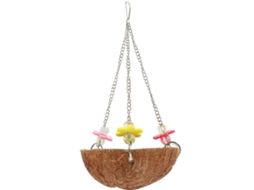 Gaiola Suspensa para Pássaros, de Casca de Coco AQUAFORGE