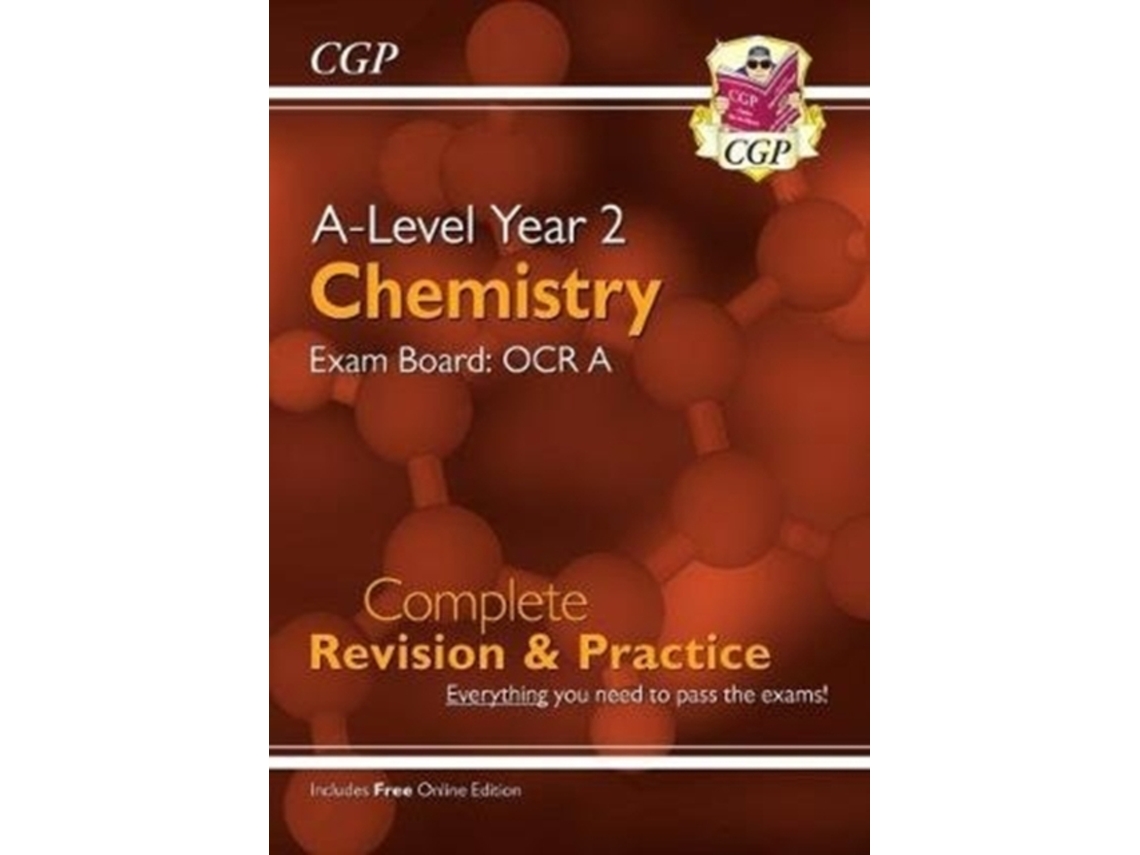 Livro A-Level Chemistry OCR A Year 2 Complete Revision amp Practice with Online Edition de Cgp Books (Inglês)