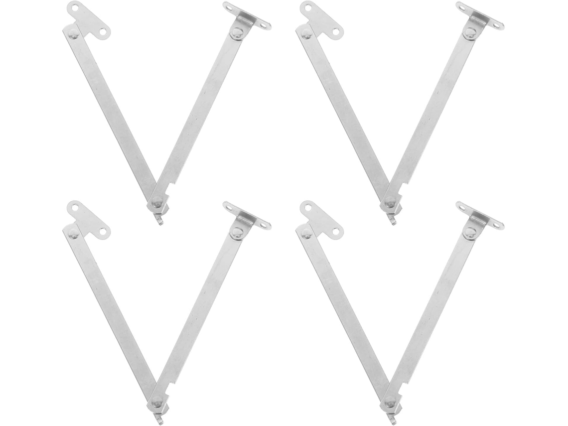 Dobradiças De Suporte Para Tampa Dobrável Armários E Móveis 4 Peças