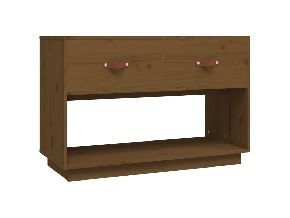 Madeira TV Mobile de Pinho Maciça Castanho Mel MAISON EXCLUSIVE (90x40x60 cm)