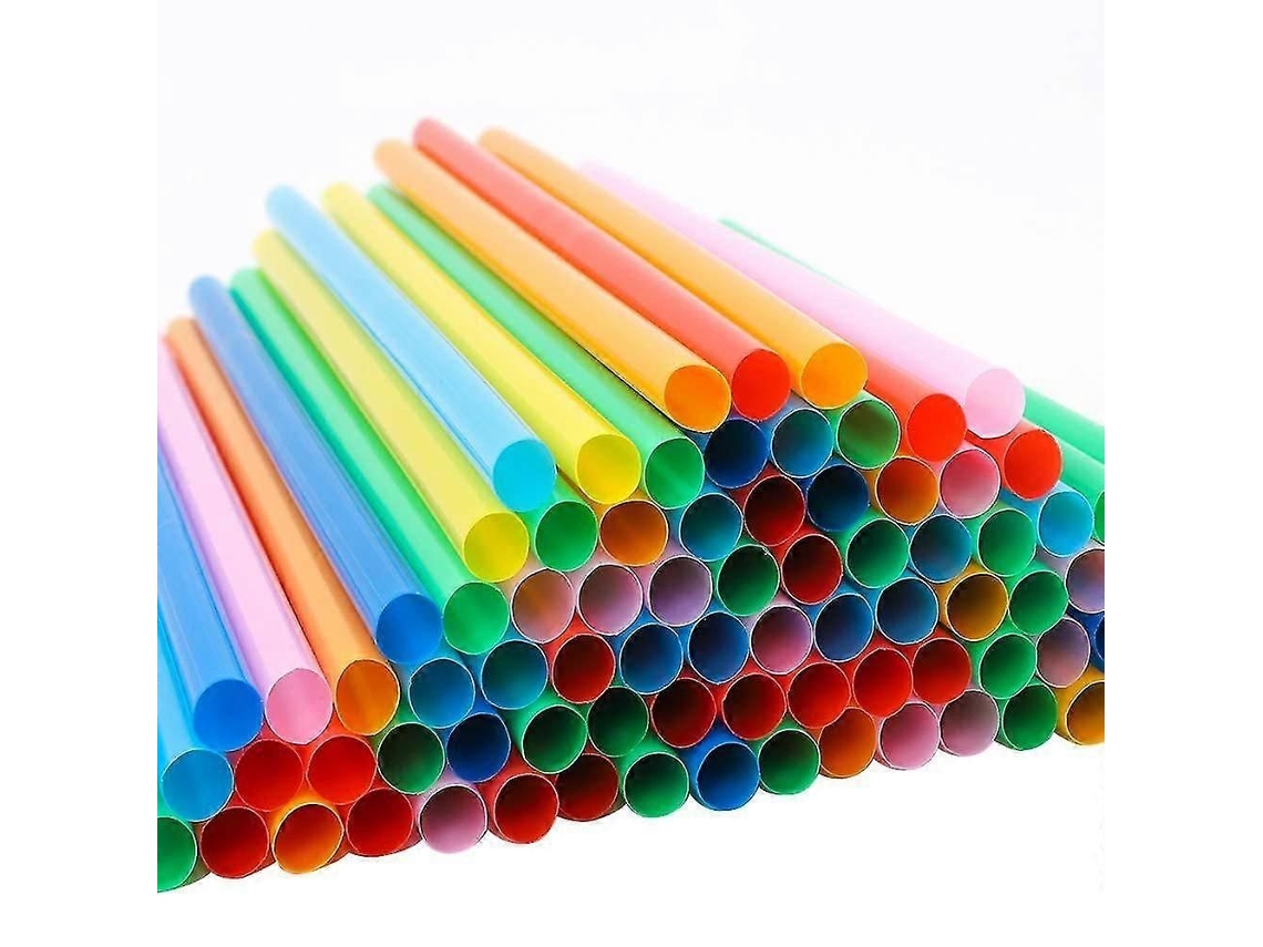 200 Canudos Para Smoothies E Milkshakes 21cm