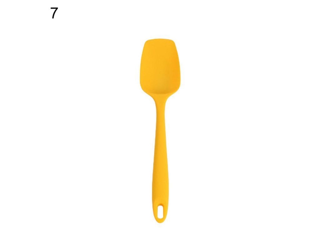 Colher raspadora de creme elástica resistente ao calor de silicone, prática para alimentação doméstica, ideal para confeitaria e cozinha 7