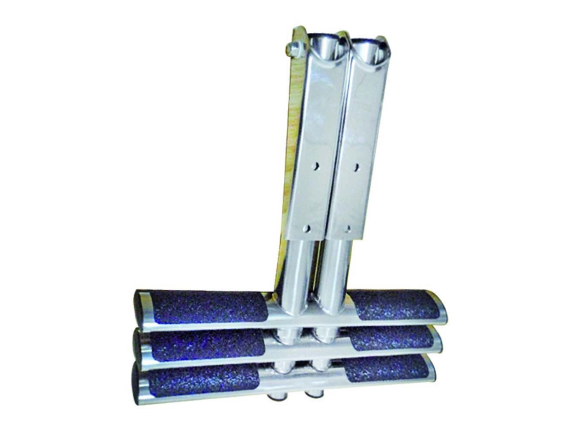 Degraus Escada de Aço Inoxidável 3 Prateado 37 X 36 Cmoem Marine