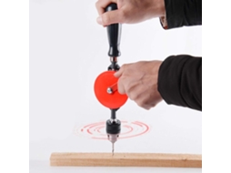Furadeira Manual De Precisão Com Engrenagem Dupla 1/4" E 3/8" Para